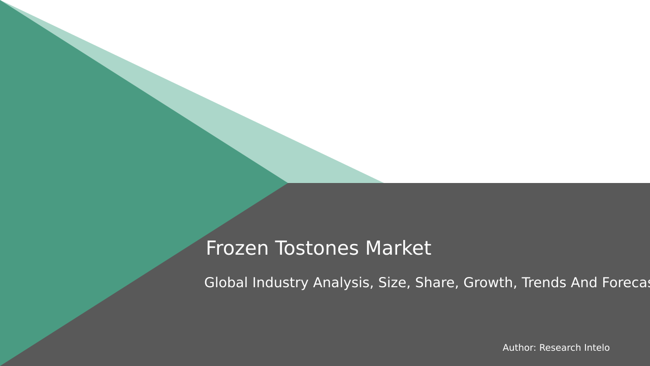 Frozen Tostones Market Research Report 2033